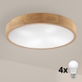 Brilagi - LED Οροφής Φωτιστικό CARVALHO 4xE27/60W/230V διάμετρος 57,5 εκ.