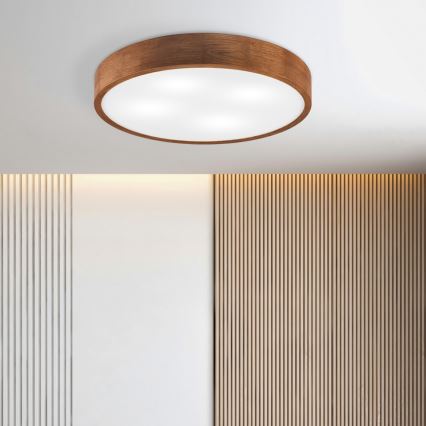 Brilagi - LED Οροφής Φωτιστικό CARVALHO 4xE27/60W/230V δρυς κερασιά pr. 57,5 cm