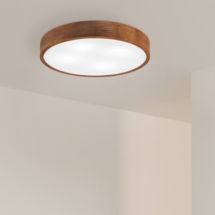 Brilagi - LED Οροφής Φωτιστικό CARVALHO 4xE27/60W/230V δρυς κερασιά pr. 57,5 cm