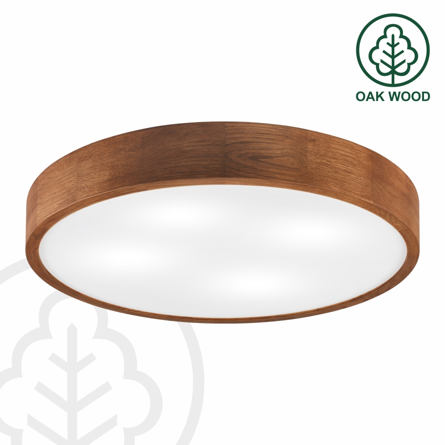 Brilagi - LED Οροφής Φωτιστικό CARVALHO 4xE27/60W/230V δρυς κερασιά pr. 57,5 cm