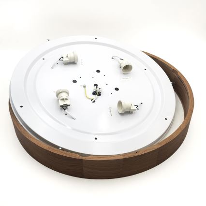 Brilagi - LED Οροφής Φωτιστικό CARVALHO 4xE27/60W/230V δρυς κερασιά pr. 57,5 cm