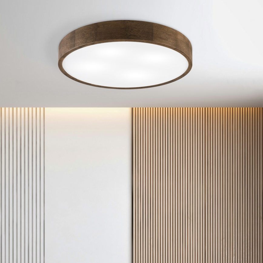 Brilagi - LED Οροφής Φωτιστικό CARVALHO 4xE27/60W/230V καρύδι Ø 57,5 cm