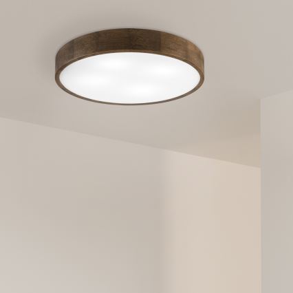 Brilagi - LED Οροφής Φωτιστικό CARVALHO 4xE27/60W/230V καρύδι Ø 57,5 cm