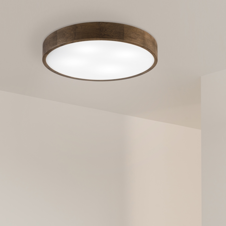 Brilagi - LED Οροφής Φωτιστικό CARVALHO 4xE27/60W/230V καρύδι Ø 57,5 cm