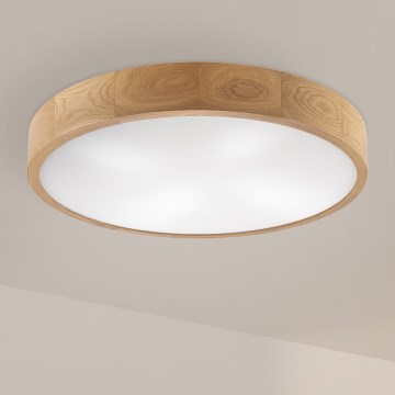 Brilagi - LED Οροφής ΦΩΤΟΓΡΑΦΙΕΣ CARVALHO 4xE27/60W/230V δρυς ø 57,5 cm