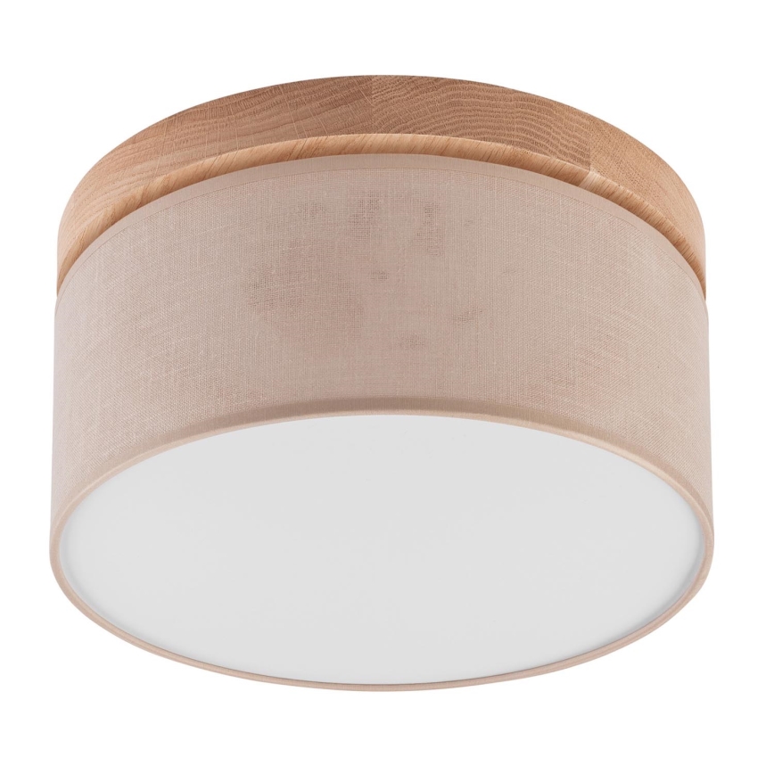 Brilagi - LED Οροφιαίο φωτιστικό BELLADONNA 1xE27/15W/230V διάμ. 30 εκ. μπεζ/δρυς