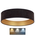 Brilagi - LED Οροφιαίο Φωτιστικό VELVET LED/24W/230V διάμ. 40 εκ. 3000/4000/6400K μαύρο/χρυσό