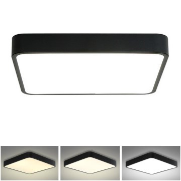 Brilagi - LED Οροφωτιστικό POOL LED/36W/230V 3000/4500/6000K 40x40 εκ. μαύρο