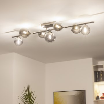 Brilagi - LED Πλαφονιέρα οροφής MILLA 7xG9/3W/230V γυαλιστερό χρώμιο/φιμέ