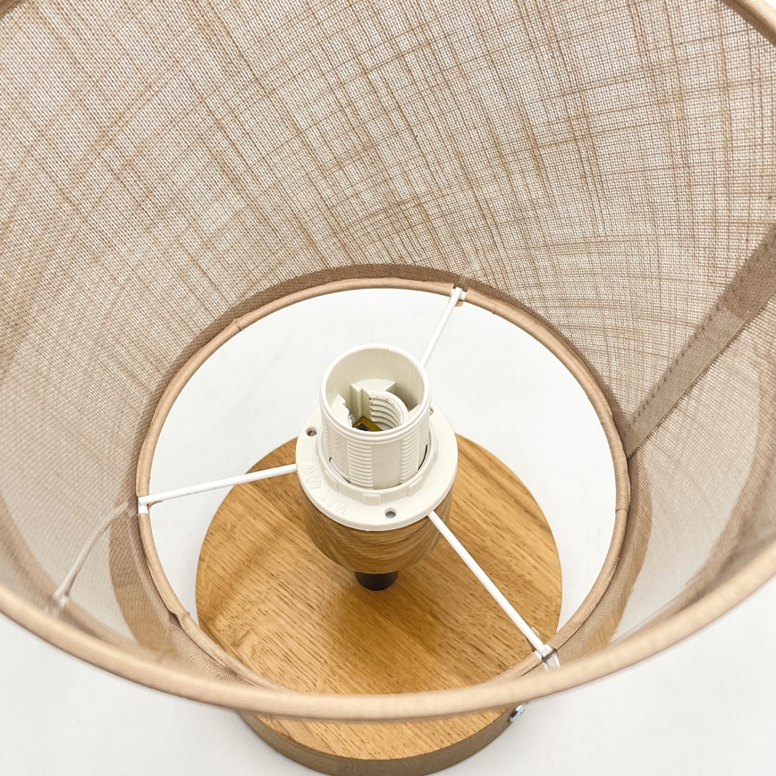 Brilagi - LED  Πλαφονιέρα οροφής ANTHONY 1xE14/60W/230V δρυς/μπεζ