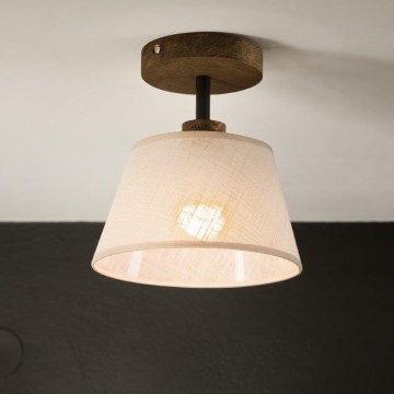 Brilagi - LED  Πλαφονιέρα οροφής ANTHONY 1xE14/60W/230V δρυς/μπεζ
