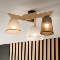 Brilagi - LED  Πλαφονιέρα οροφής ANTHONY 3xE14/40W/230V δρυς