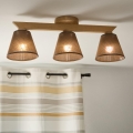 Brilagi - LED  Πλαφονιέρα οροφής ANTHONY 3xE14/40W/230V δρυς/καφέ