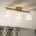Brilagi - LED  Πλαφονιέρα οροφής ANTHONY 3xE14/40W/230V δρυς/λευκό