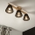 Brilagi - LED  Πλαφονιέρα οροφής ANTHONY 3xE14/40W/230V δρυς/μαύρο