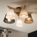 Brilagi - LED  Πλαφονιέρα οροφής ANTHONY 5xE14/40W/230V δρυς