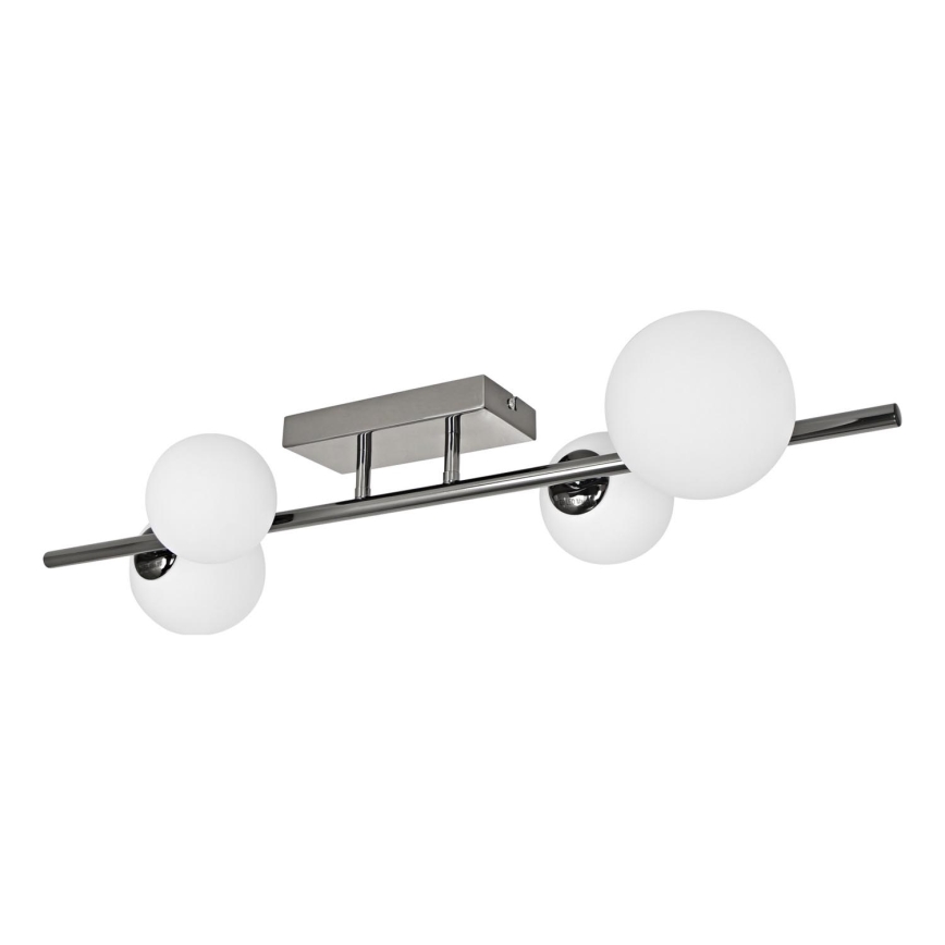 Brilagi - LED Πλαφονιέρα οροφής MILLA 4xG9/3W/230V γυαλιστερό χρώμιο/λευκό
