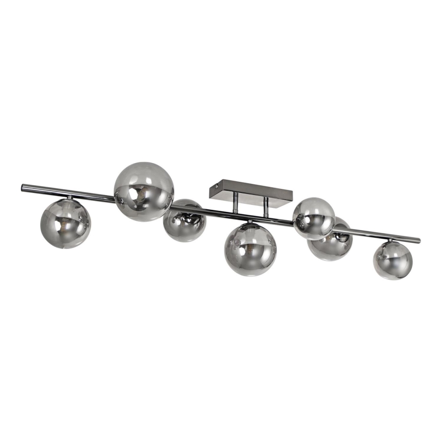 Brilagi - LED Πλαφονιέρα οροφής MILLA 7xG9/3W/230V γυαλιστερό χρώμιο/φιμέ