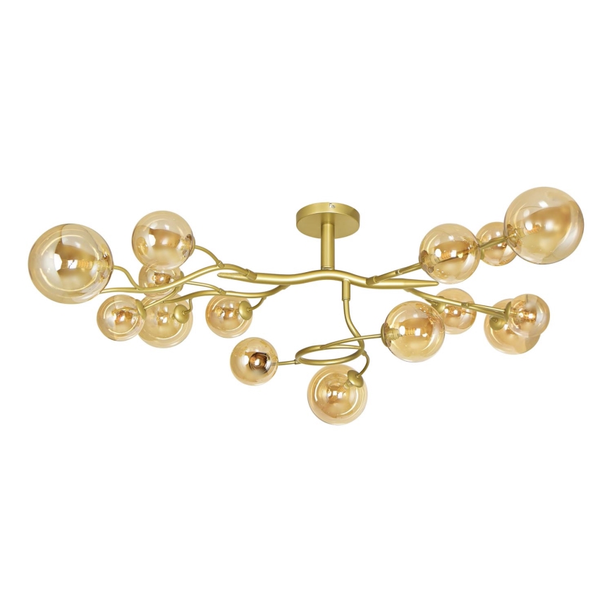 Brilagi - LED Πλαφονιέρα οροφής MISTEL 15xG9/3W/230V χρυσό