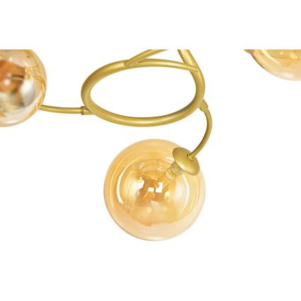 Brilagi - LED Πλαφονιέρα οροφής MISTEL 15xG9/3W/230V χρυσό