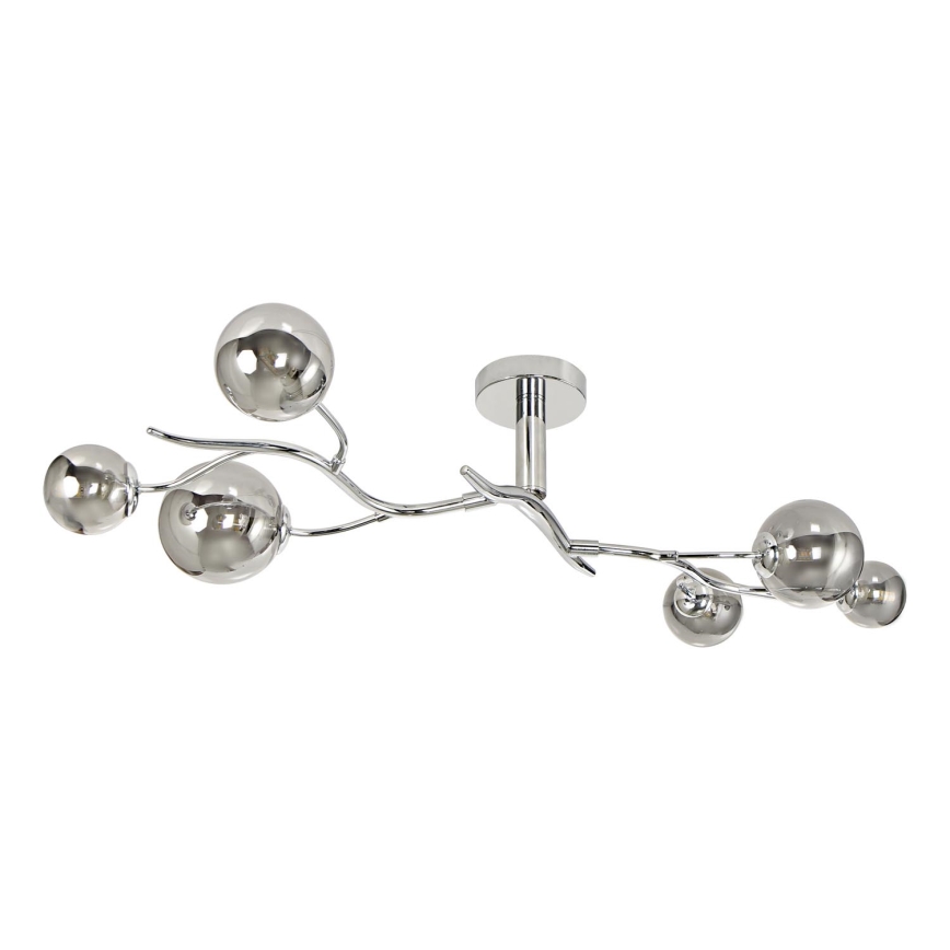 Brilagi - LED Πλαφονιέρα οροφής MISTEL 6xG9/3W/230V γυαλιστερό χρώμιο/φιμέ