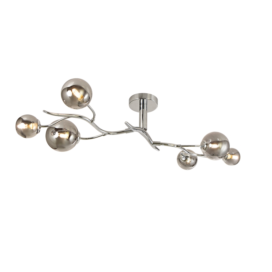 Brilagi - LED Πλαφονιέρα οροφής MISTEL 6xG9/3W/230V γυαλιστερό χρώμιο/φιμέ