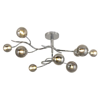 Brilagi - LED Πλαφονιέρα οροφής MISTEL 9xG9/3W/230V γυαλιστερό χρώμιο/φιμέ