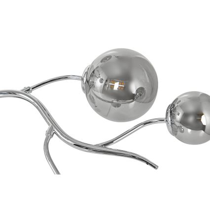 Brilagi - LED Πλαφονιέρα οροφής MISTEL 9xG9/3W/230V γυαλιστερό χρώμιο/φιμέ