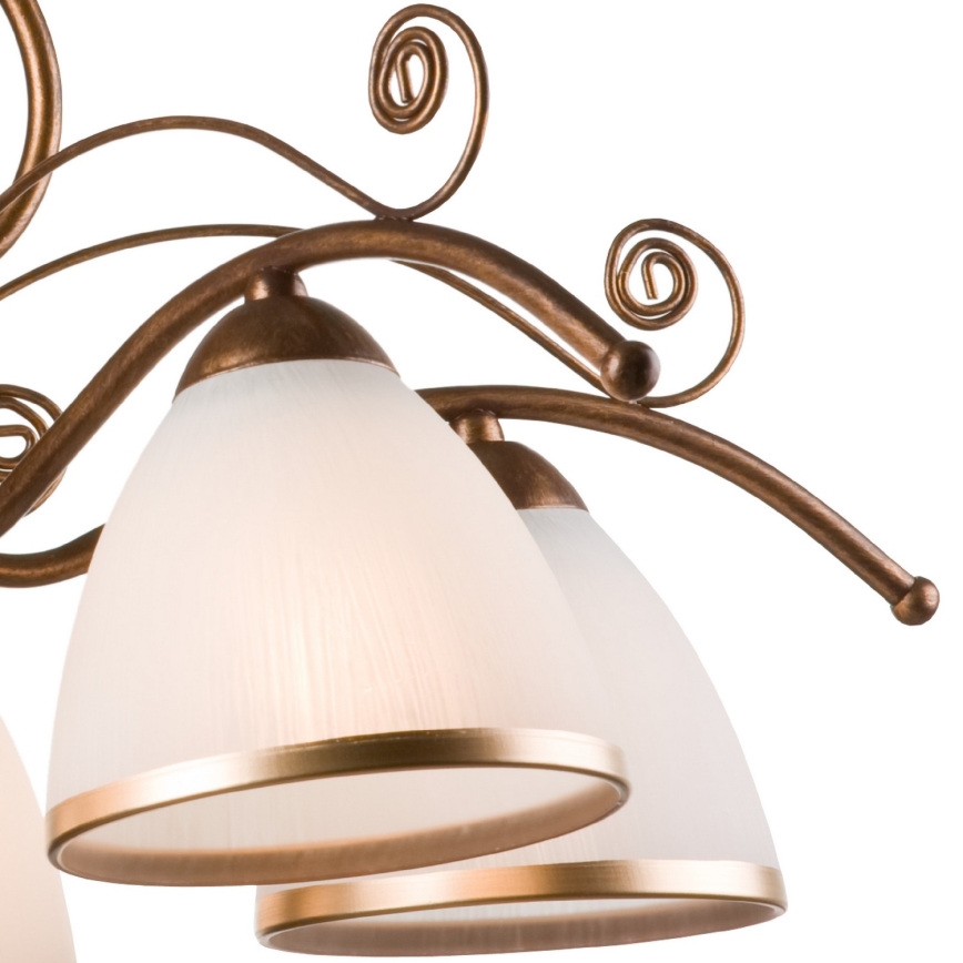 Brilagi - LED Πολύφωτο με αλυσίδα ANTICO 5xE27/60W/230V μπρονζέ πατίνα