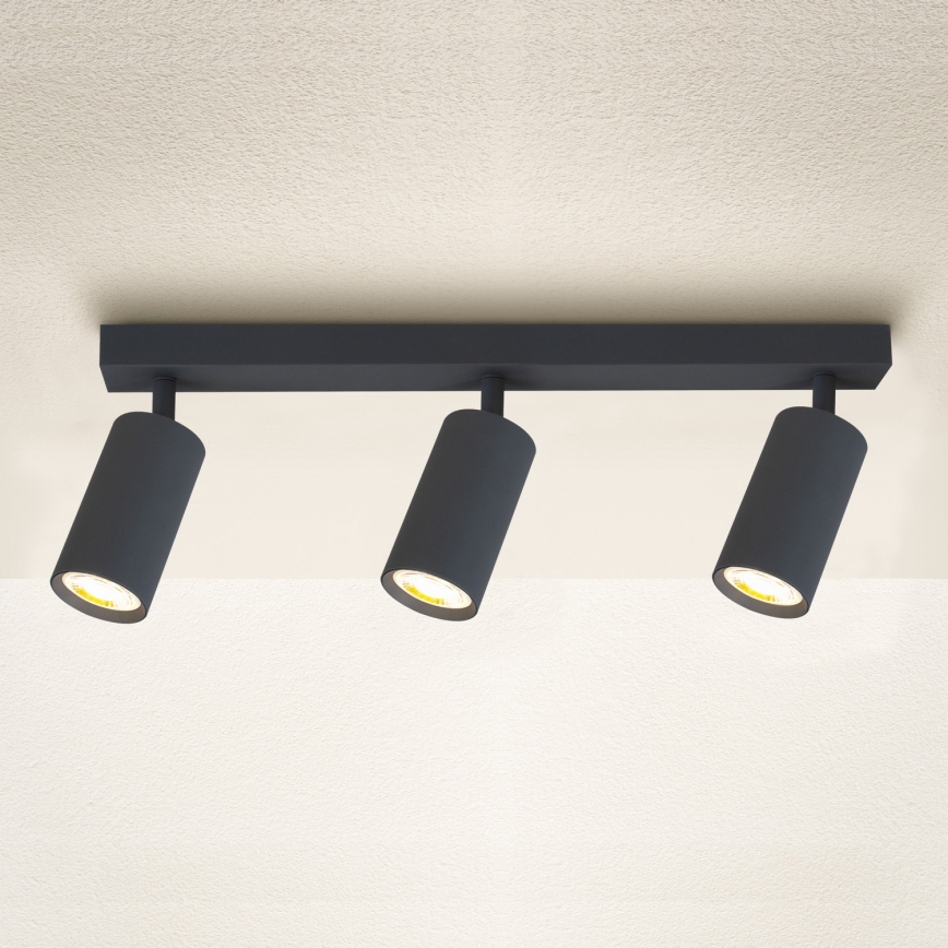 Brilagi - LED ρυθμιζόμενο σποτ φωτιστικό SELE 3xGU10/6,5W/230V 2700-6500K ανθρακί