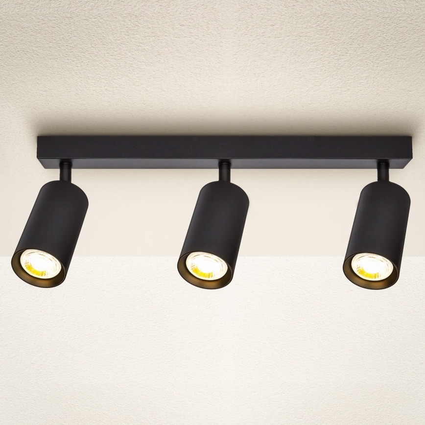 Brilagi - LED ρυθμιζόμενο σποτ φωτιστικό SELE 3xGU10/6,5W/230V 2700-6500K μαύρο