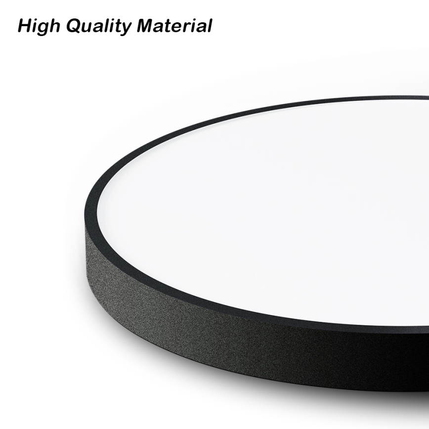 Brilagi - LED Ρυθμιζόμενο φωτιστικό οροφής POOL SMART LED/100W/230V 3000-6000K διάμετρος 80 cm Wi-Fi Tuya μαύρο + τηλεχειριστήριο