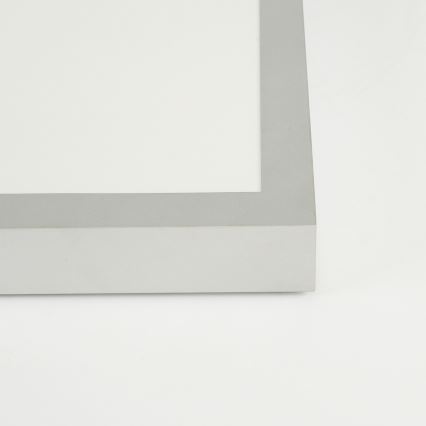 Brilagi - LED ρυθμιζόμενο φωτιστικό οροφής μπάνιου FRAME SMART LED/50W/230V 120x30 cm 3000-6000K IP44 ασημί + τηλεχειριστήριο