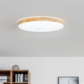 Brilagi - LED Ρυθμιζόμενο φωτιστικό οροφής OPAL LED/24W/230V 37,5x37,5 cm 3000/4000/6500K + τηλεχειριστήριο