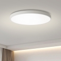 Brilagi - LED Ρυθμιζόμενο φωτιστικό οροφής POOL SMART LED/100W/230V 3000-6000K διάμετρος 80 cm Wi-Fi Tuya λευκό + τηλεχειριστήριο