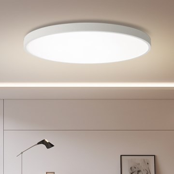 Brilagi - LED Ρυθμιζόμενο φωτιστικό οροφής POOL SMART LED/128W/230V 3000-6000K διάμετρος 100 cm Wi-Fi Tuya λευκό + τηλεχειριστήριο