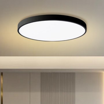 Brilagi - LED Ρυθμιζόμενο φωτιστικό οροφής POOL SMART LED/128W/230V 3000-6000K διάμετρος 100 cm Wi-Fi Tuya μαύρο + τηλεχειριστήριο