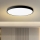 Brilagi - LED Ρυθμιζόμενο φωτιστικό οροφής POOL SMART LED/128W/230V 3000-6000K διάμετρος 100 cm Wi-Fi Tuya μαύρο + τηλεχειριστήριο