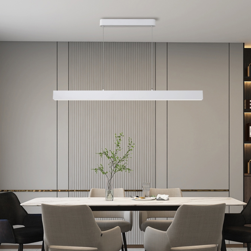 Brilagi - LED Ρυθμιζόμενος Πολυέλαιος SLEEKLINE SMART LED/40W/230V 3000-6000K Wi-Fi Tuya Λευκός + τηλεχειριστήριο