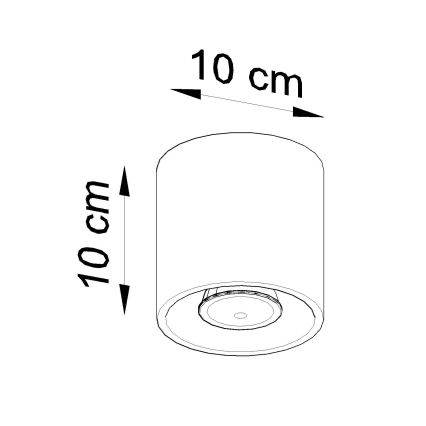 Brilagi -  LED Σποτ FRIDA 1xGU10/7W/230V γκρι