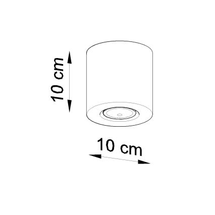 Brilagi -  LED Σποτ FRIDA 1xGU10/7W/230V τσιμέντο