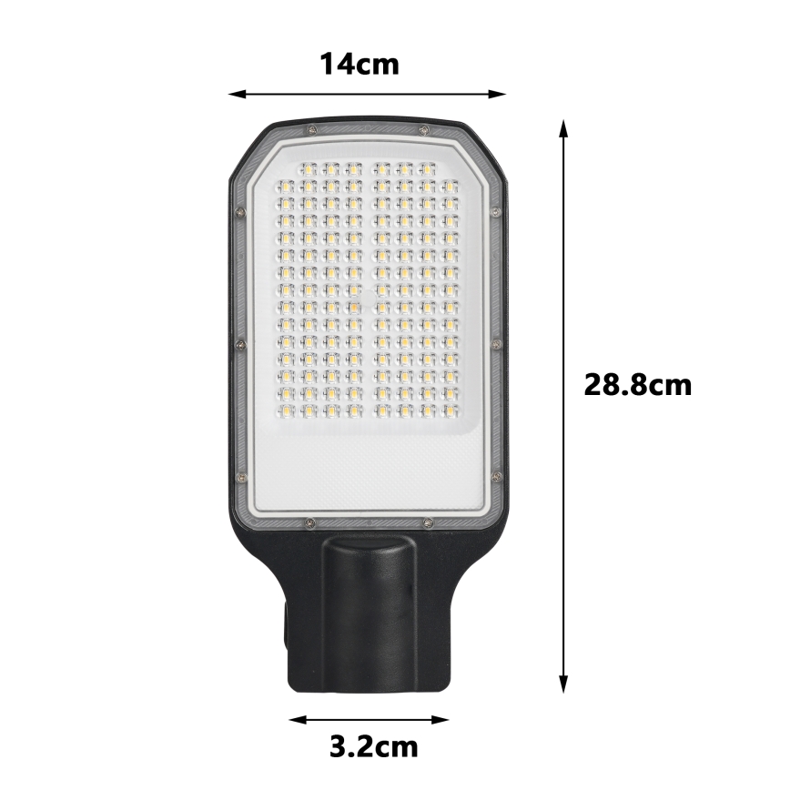 Brilagi - LED υπαίθριο φωτιστικό δρόμου URBANLIGHT LED/50W/230V μαύρο IP65