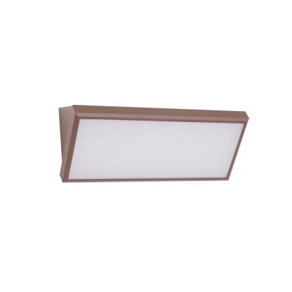 Brilagi - Επιτοίχιο φωτιστικό εξωτερικού χώρου LED TRIANGLE LED/42W/230V 45 cm καφέ IP65