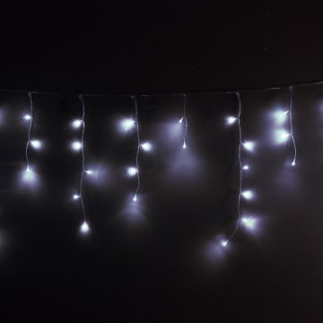 Brilagi - LED υπαίθρια χριστουγεννιάτικη κουρτίνα 400xLED/8 λειτουργίες 23m IP44 ψυχρό λευκό