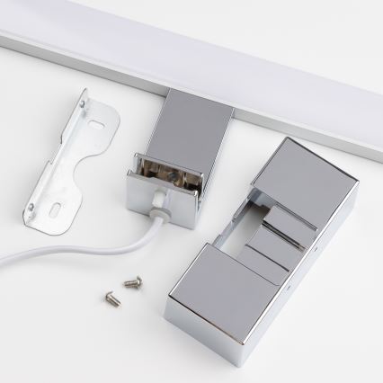 Brilagi - Φωτιστικό καθρέφτη μπάνιου LED 3-σε-1 VESTRA LED/8W/230V 40 cm IP44 γυαλιστερό χρώμιο