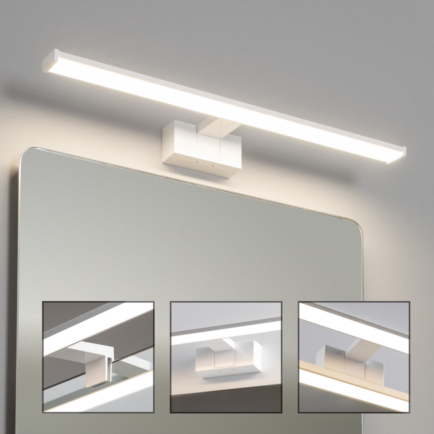 Brilagi - LED φωτισμός καθρέφτη μπάνιου 3 σε 1 VESTRA LED/12W/230V 60 cm IP44 λευκό