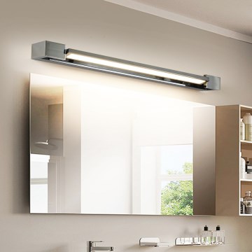 Brilagi - LED φωτισμός καθρέφτη μπάνιου AQUA LINE LED/18W/230V 60 cm IP44 γυαλιστερό χρώμιο