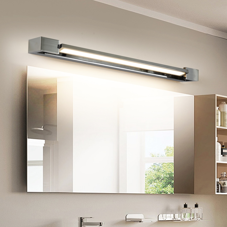 Brilagi - LED φωτισμός καθρέφτη μπάνιου AQUA LINE LED/18W/230V 60 cm IP44 γυαλιστερό χρώμιο