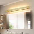 Brilagi - LED φωτισμός καθρέφτη μπάνιου AQUA LINE LED/18W/230V 60 cm IP44 χρυσός CRI 90