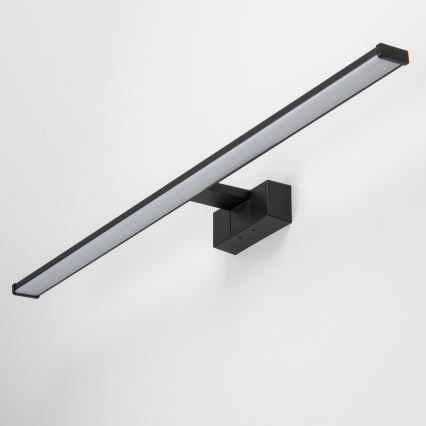 Brilagi - Φωτισμός καθρέφτη μπάνιου LED 3 σε 1 VESTRA LED/15W/230V 80 cm IP44 μαύρο